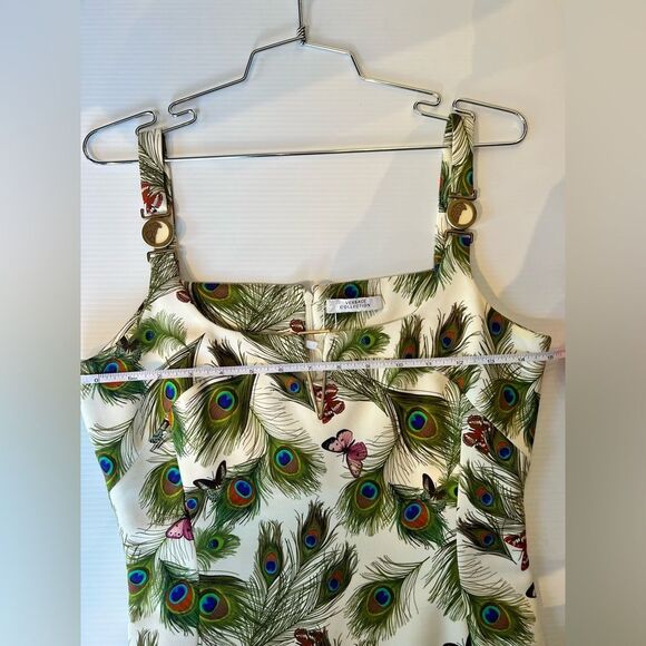 Versace Peacock Dress ~ Size 42 - Picture 14 of 16